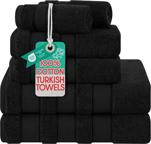 Miniatura 24 de American Soft Linen - Juego de toallas de mano Salem, 4 unidades de lujo de 600 GSM, 100 % algodón para baño, toallas de 13 x 13 pulgadas de mano