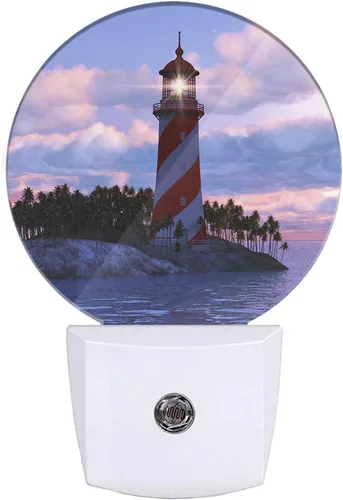 Miniatura 15 de EKOBLA Luz nocturna de árbol de estaciones coloridas enchufable, luz nocturna LED multicolor con sensor automático del atardecer al amanecer
