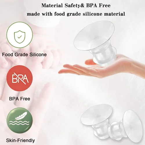 Miniatura 3 de Insertos de brida de 0.591 in compatibles con Momcozy S12 Pro/S9 Pro /M5/M9/Medela/TSRETE extractor de leche portátil, Spectra S1/S2 adecuados