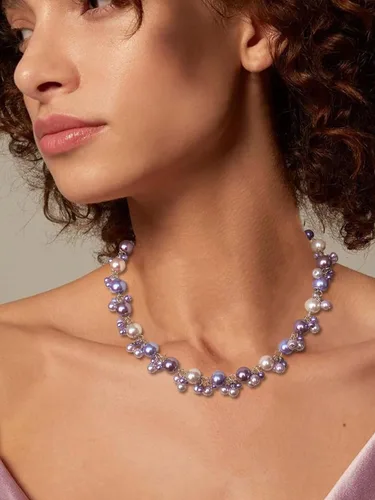Miniatura 3 de Collar de perlas con cuentas, elegante gargantilla de perlas para mujer, joyería de moda, regalo de cumpleaños para mamá