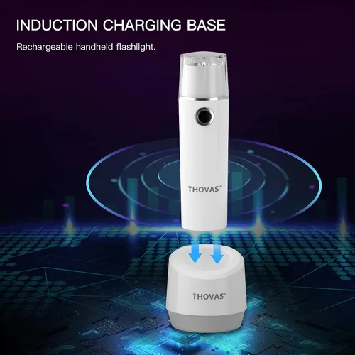 Miniatura 6 de Linterna de emergencia, luz LED multifunción para fallo de alimentación, recargable de mano, luz nocturna enchufable, 3 en 1 con sensor