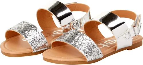 Miniatura 4 de bebe Sandalias para Niñas - Sandalias para Niñas Grandes y Niñas Pequenas con Correas de Cuero Duradero y Lentejuelas, Zapatos de Vestir de Verano