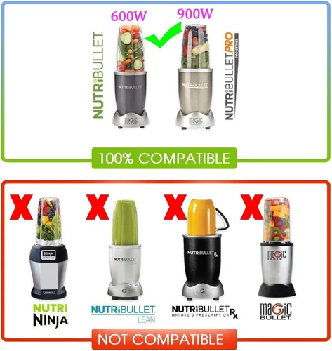 Miniatura 2 de Licuadora NutriBullet de repuesto de 32 onzas y cuchilla compatible con licuadora de 600 W/900 w
