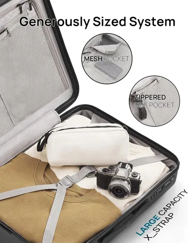 Miniatura 2 de NINETYGO EQUIPAJE para viaje, Negro