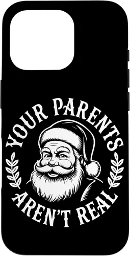 Miniatura 20 de Your Parents Aren’t Real Santa Humor Holiday Festive Cartoon Case for iPhone XR