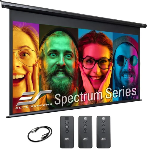Miniatura 15 de Pantalla de proyector Elite Screens Spectrum RC1 Remote, 180 pulgadas Diag 16:9, pantalla de proyección motorizada para cine en casa 4K/8K Ultra HD
