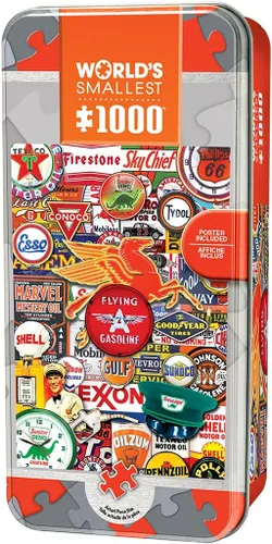 Miniatura 10 de Masterpieces Rompecabezas de 1000 piezas con estuche de lata coleccionable - Route 66 - 11.25"x16.75