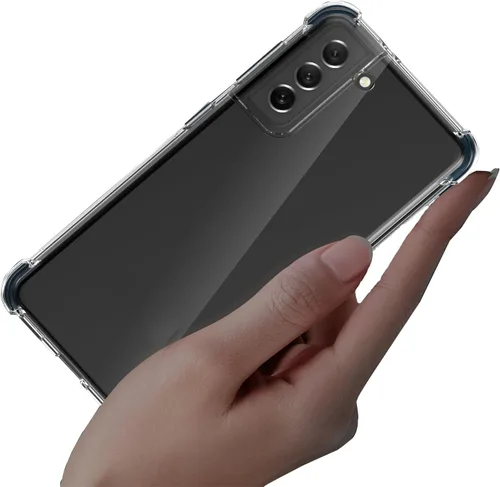 Miniatura 4 de para la caja del teléfono de la galaxia S22 de Samsung, transparente transparente silicona TPU caso de la contraportada