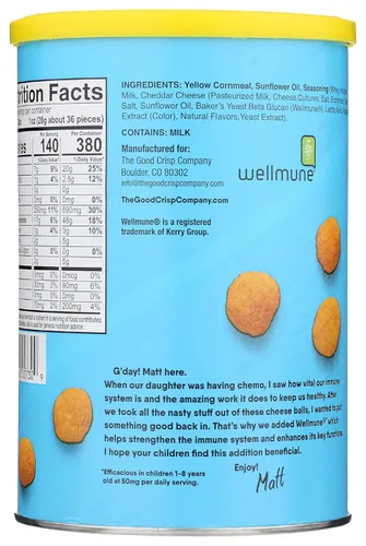 Miniatura 2 de The Good Crisp Company, Bolas de queso cheddar, 2.75 onzas