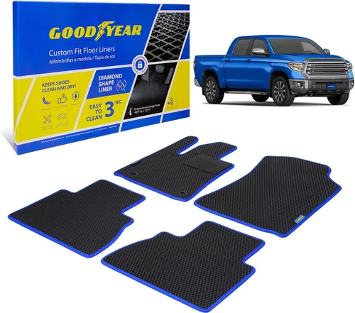 Miniatura 18 de Goodyear Alfombrillas de automóvil para todo tipo de clima, ajuste personalizado para Toyota 4Runner 10-12, juego de 5 piezas, revestimientos