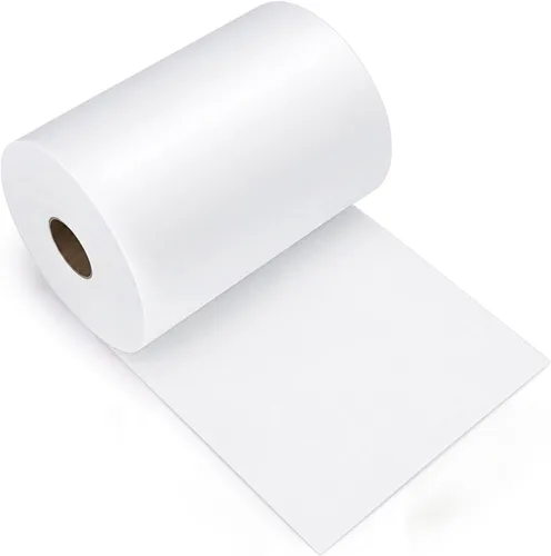 Peryiter 1 Roll 8" x 100 yd Tear‑Away Embroidery Stabilizer 25μm Backing Stabilizer for Embroidery Lightweight Sewing Stabilizers for Hand Sewing