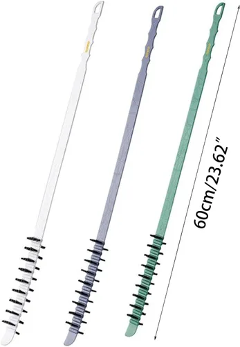 Miniatura 3 de Cepillo de limpieza para lavadora para cilindro interior de tambor quitar Mycete Cepillo limpiador flexible Herramienta de limpieza del hogar Verde