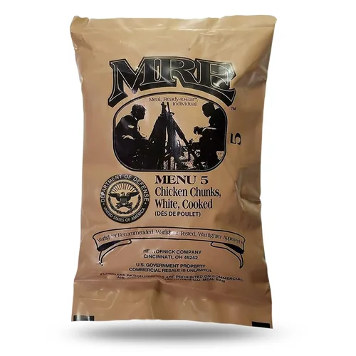 Miniatura 25 de MRE ricos en nutrientes – Comidas portátiles de supervivencia alimentaria – Larga vida útil lista para comer raciones de alimentos de emergencia