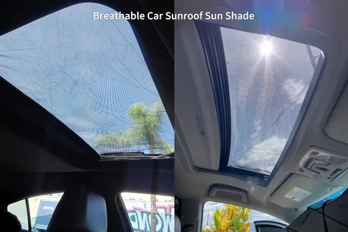 Miniatura 9 de Parasol Magnético para Coche, Pantalla Magnética de Malla Transpirable para Acampar y Estacionar, Protección UV de Instalación Rápida para Techo