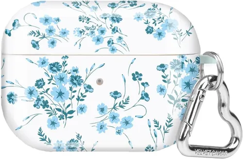 Miniatura 19 de Velvet Caviar Compatible with AirPods Pro Case 2nd and 1st Generation - Cute Protective Hard Cover for Women - Blue Aquamarine Polka Dot