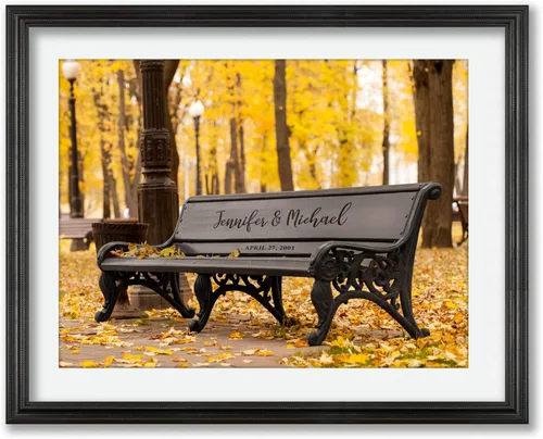 Miniatura 14 de Impresión personalizada para parejas y familias – Regalo de boda, aniversario o nueva casa – Nombres y fecha personalizados – Arte de pared elegante