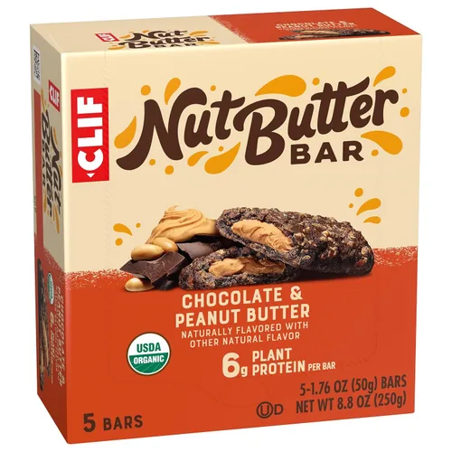 Miniatura 11 de CLIF Barra de mantequilla de nuez – Mantequilla de maní de chocolate – Barras energéticas rellenas – Sin OMG – USDA Orgánico – A base de plantas