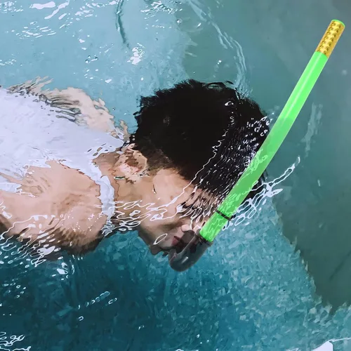 Miniatura 3 de STOBAZA Juego de esnórquel máscara ligera de tubo de respiración para natación, equipo de esnórquel con amplio campo de visión, portátil y fácil