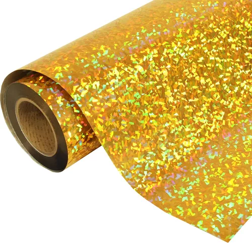 Miniatura 18 de Rollo holográfico Threadart Aqua de 3 yardas x 20 pulgadas de ancho, película de vinilo termotransferible de 20 pulgadas HTV Vendido por The Roll