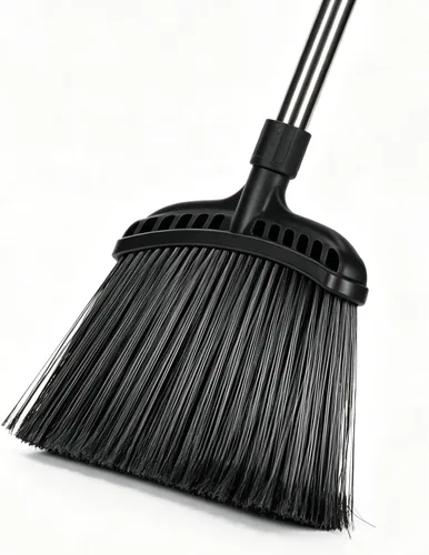 Masthome - Escoba resistente para exteriores, escoba de 56 pulgadas para barrer al aire libre, escobas comerciales angulares con cerdas duras, para