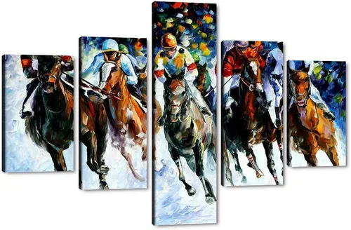 Miniatura 46 de 5 piezas de pintura sobre lienzo ardiente de fénix dibujado en estilo heráldico fuego fénix arte de pared vintage impresiones obras de arte arte
