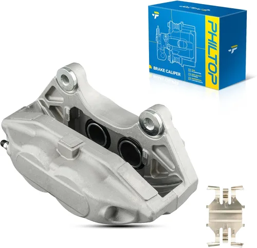 Miniatura 42 de PHILTOP Conjunto de Pinza de Freno de Disco Delantero Compatible con Jeep Wrangler 1990-2006, Jeep Cherokee 1990-2001, Grand Cherokee 1993-1998