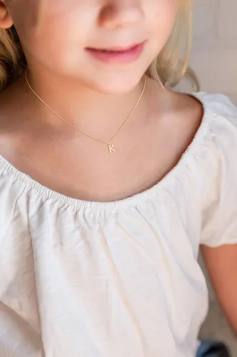 Miniatura 5 de Foxgirl Gold Initial Necklaces for Women Girls, Dainty Gold Letter Necklace Tiny A-Z Pendant Choker Necklace Trendy Cute Personalized Monogram Name