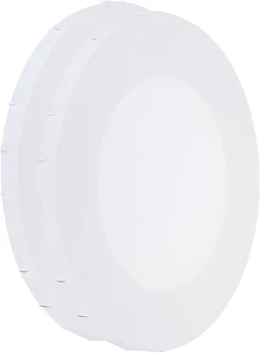 Miniatura 8 de PATIKIL Lienzos de pintura para pintura, paquete de 2 paneles redondos de madera de 12 x 12 pulgadas, paneles de arte en blanco estirados