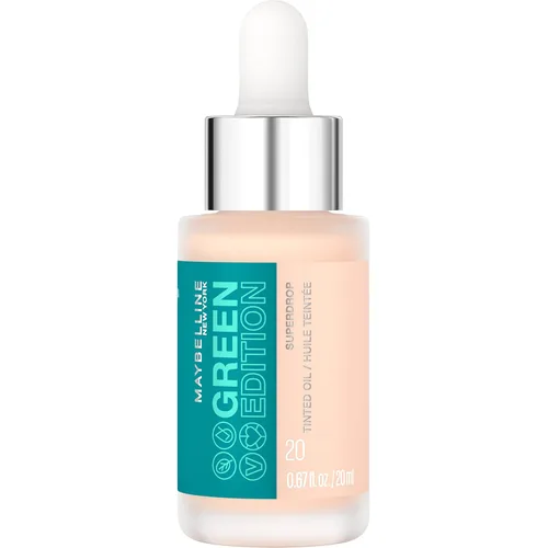 Miniatura 18 de Maybelline Green Edition Superdrop - Base de maquillaje de base de aceite tintado, base de cobertura natural ajustable formulada con aceite de 100