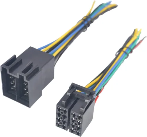 Adaptador de arnés de cable ISO de radio macho hembra de 16 pines para Peterbilt Freightliner International Semi Truck Volvo Sterling Mack Kenworth