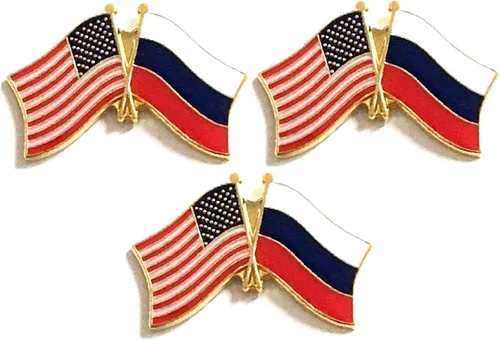 Miniatura 39 de 3 Pines de solapa con banderas de Estados Unidos y países internacionales, paquete de 3 pines dobles con diseño de banderas de Estados Unidos