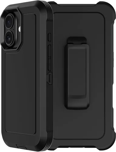 Miniatura 9 de Funda para iPhone 13 Pro Max con funda de clip para cinturón, 2 protectores de pantalla, protección contra caídas de grado militar, cuerpo completo