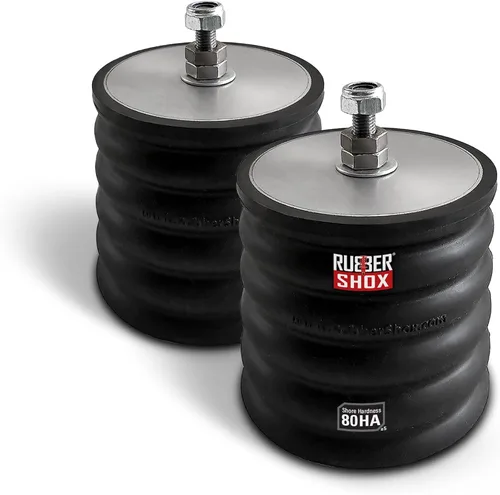Miniatura 8 de Rubbershox - Tope de goma natural emparejado para RAM ProMaster 1500/2500/3500 Patrón de sistema de mejora de suspensión Capacidad de 9000