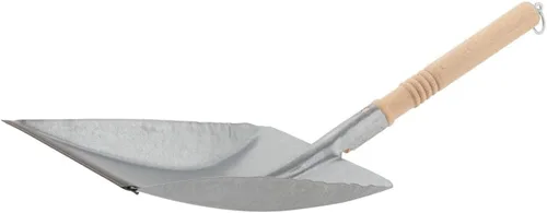 Miniatura 3 de Redecker Sartén para el polvo con mango de madera de haya sin tratar, 17-3/4 pulgadas, acero recubierto de zinc