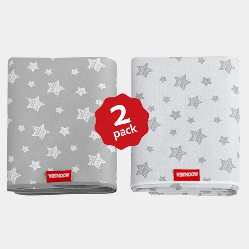 Tapete de salpicaduras para debajo de la silla alta, paquete de 2, tapete antideslizante para salpicaduras, 42 x 46 pulgadas, impermeable, portátil,