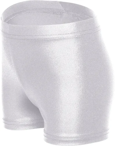 Miniatura 3 de iLover Pantalones cortos de gimnasia atlética para niñas de color sólido