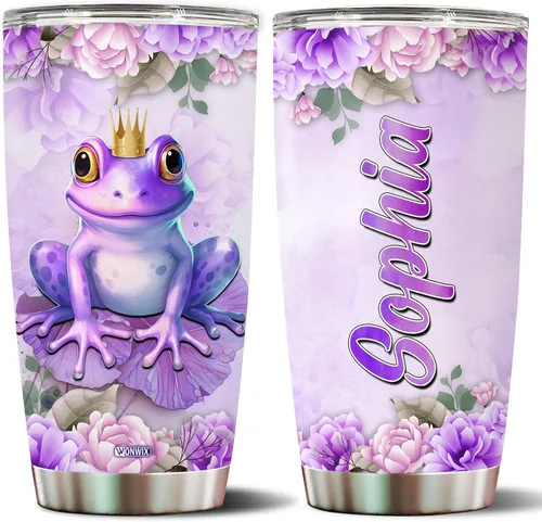 Miniatura 11 de Vaso de abeja personalizado con nombre personalizado de abejas reinas, regalos para mujeres, tazas de agua, botella de agua de 20 onzas, regalo