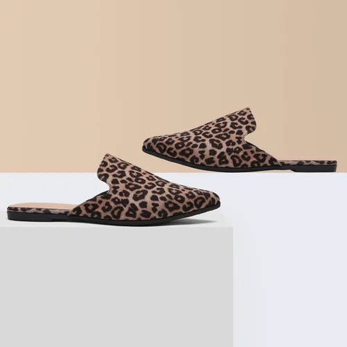 Miniatura 5 de Tliocow - Mocasines para mujer, sin talón y fáciles de poner, con punta puntiaguda, zapatos planos