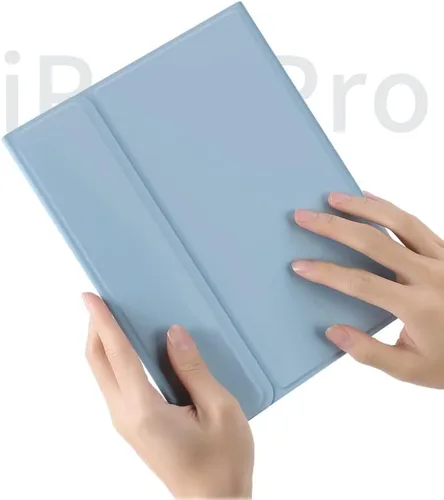 Miniatura 6 de Funda con teclado para iPad de 6ª y 5ª generación, iPad Pro 9.7, iPad Air 2, iPad Air 1, funda delgada con bonito teclado de color, funda de teclado