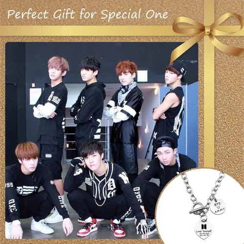Miniatura 3 de ARETIS Kpop Bangtan - Collar para niños Be the best J-HOPE JIMIN JIN JK RM SUGA V Collar Bangtan Boys Lover Jewelry Gift for Bangtan Boys Fans Be