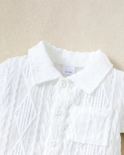 Miniatura 73 de Conjunto de ropa de verano para bebé y niño, camiseta de manga corta de algodón, pantalones cortos de dinosaurios, conjunto de ropa para niño