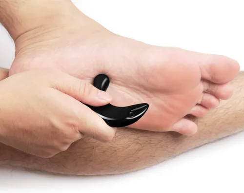 Miniatura 5 de Herramienta de masaje de punto de activación de tejido profundo, piedra natural Bian, piedra de raspado de acupuntura Gua Sha, reflexología de pies