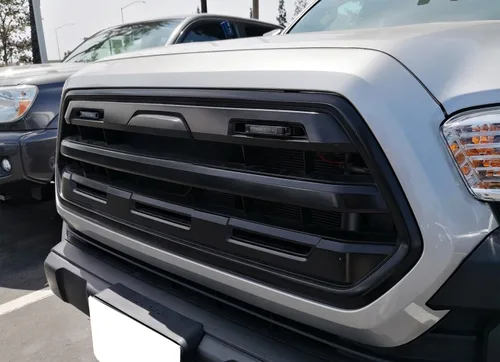 Miniatura 6 de iJDMTOY Kit de luces LED ámbar de lente ahumada compatible con Toyota Tacoma 2012 en adelante, juego central de 2 lámparas de marcador con cableado