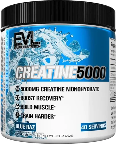 Miniatura 13 de Evlution Nutrition Creatine 5000 - Apoya una recuperación más rápida, crecimiento muscular magro y rendimiento - Polvo antes y después del Sin sabor.