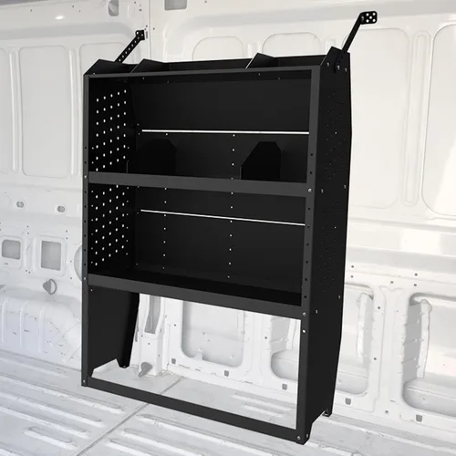 MELIPRON Estantes para furgonetas compatibles con Ford Transit, RAM ProMaster, Chevy Express, Nissan NV, Sprinter, sistema de almacenamiento de