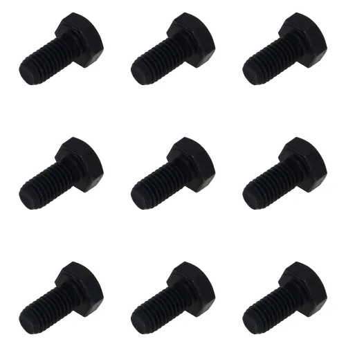Miniatura 6 de Aicosineg M8 x 0.394 in Acero al carbono Grado 8.8 Tornillo de cabeza hexagonal externa Tornillos de rosca métrica Tornillos hexagonales sujetador