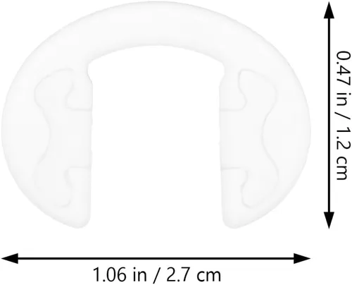 Miniatura 2 de GLEAVI Almohadillas de silicona para la nariz, 10 unidades, almohadillas transparentes antideslizantes para la nariz, almohadillas de puente suaves