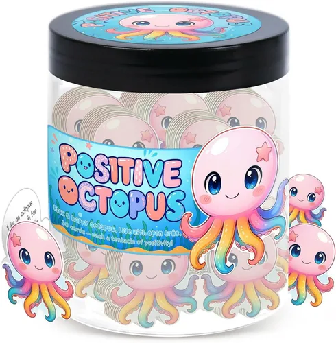 Miniatura 16 de Tarro de Manzanas Positivo con 60 Tarjetas de Afirmación Diaria, Regalo de Apoyo Emocional de Manzanas, Tarjetas de Manzanas, Regalos Divertidos