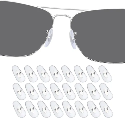 Miniatura 12 de DROGO Almohadillas de nariz de repuesto de silicona suave para gafas de sol RayBan RB3025/RB3026, antideslizantes, agradables a la piel