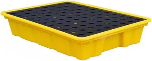 Miniatura 2 de Industrial Spill Containment Tray, Modular Design for Leak Prevention, Oil Tank and Chemical Spill Management Solution,Amarillo-49x35x9cm